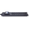 8way C13 C19 30A 120V-240V Metered PDU Current Volts Digital