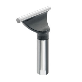 BMWOOD Woodlathe 4" Heavy Duty Round Bar Straight Tool Rest with 1" Diameter 4" Length Post