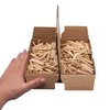 (Pack of 400) Wooden Dowels 6x40mm Solid Birch Wood Groove