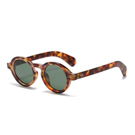 Feisedy Sunglasses Polarized Sunglasses UV400 Protection Men Women Drive Retro Fashion B1214, tortoise green