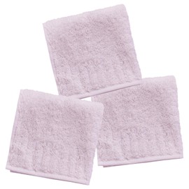 B-PLAID Handkerchief Mini Towels, Imabari Towels, Set of 3, Made in Japan, Approx. 7.9 x 7.9 inches (20 x 20 cm), Men's and Women's Mini Handkerchief, Hand Towel, Ribbed, Long Pile, Soft and Thin