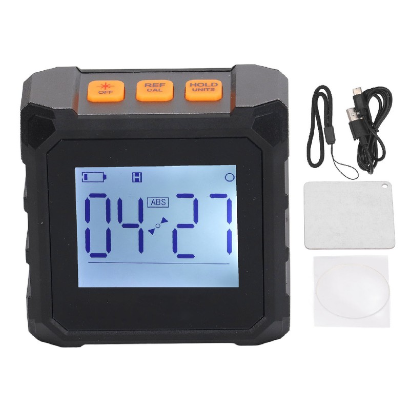 Digital Inclinometer Magnetic Portable Backlit Accurate Digital Angle Gauge Protractor