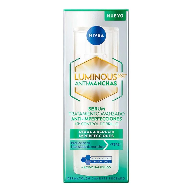 Nivea Luminous 630 Sérum Facial Anti-Manchas e Imperfecciones, 30 ml