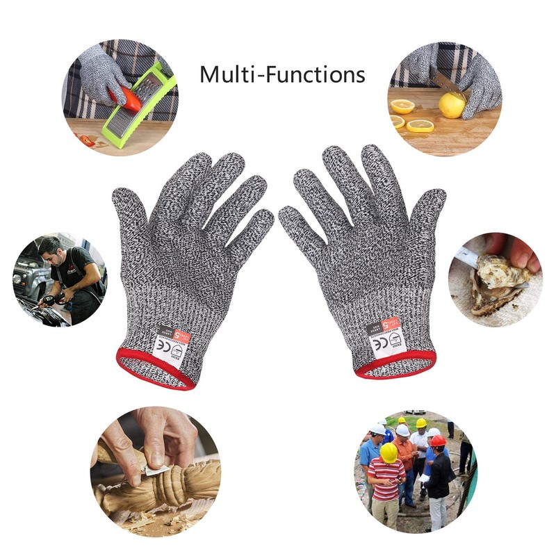 ZWZX Cut Resistant Gloves,High Performance Level 5 Protection Safety Kitchen