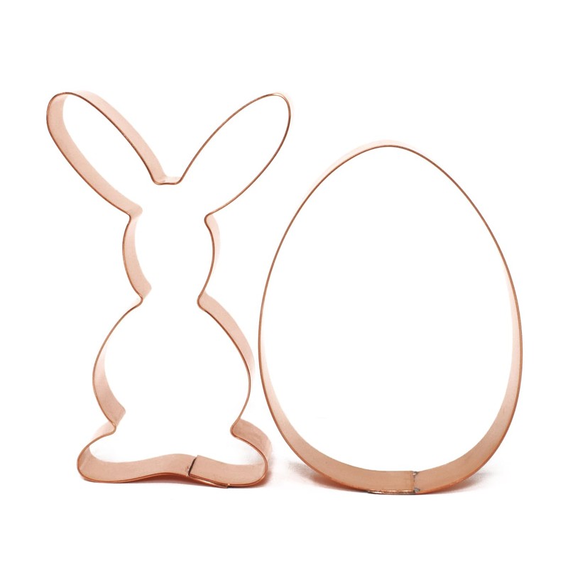 Easter Cookie Cutter Pair 4.5 inch Tall Bunny / 4