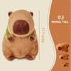 PUPUPANDA Capybara Stuffed Animals Plushies,Adorable Capybara Plush Toy with Removable