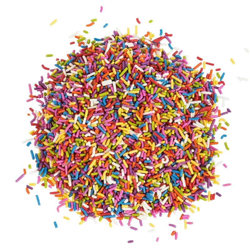 A Great Surprise Dye Free Rainbow Sprinkles - 1.5 Pounds