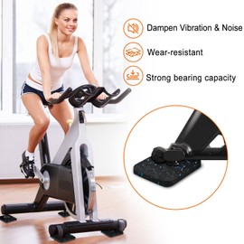 Exercise Equipment Mat, Treadmill Mat Pads - with High Density Rubber Mats for Protect Floors, Shock Absorbing Mat, Sound Proof Floor Mat (6)