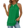 Summer Halter Tops for Women 2023 Tank Tops Dressy Double