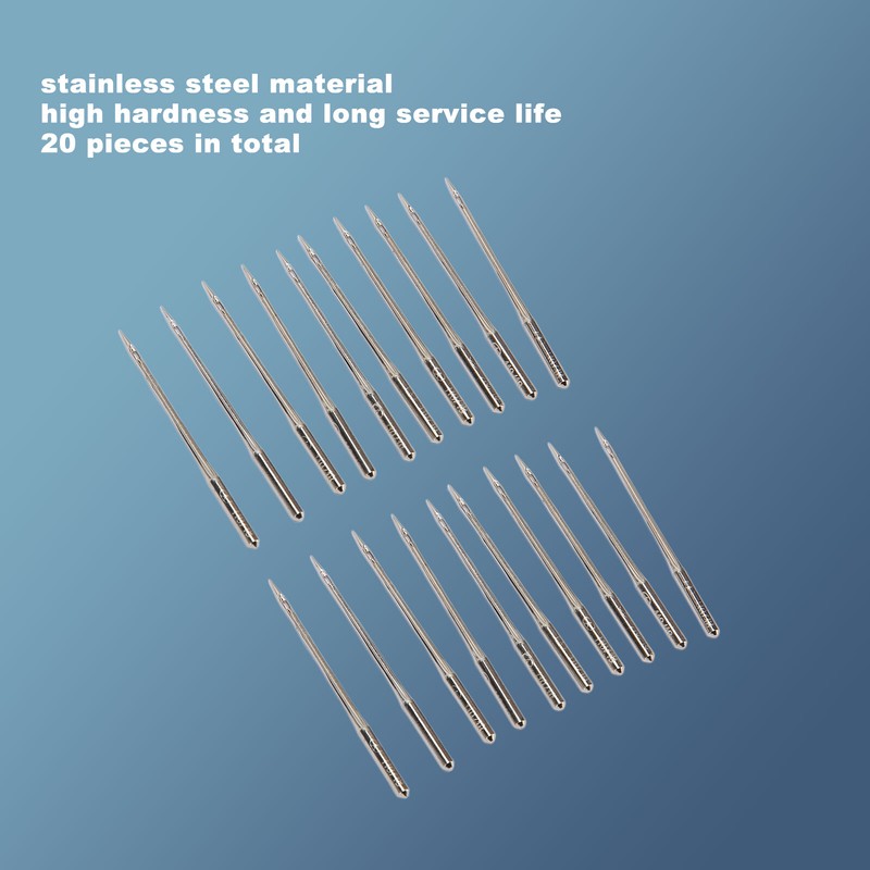 20Pcs Shoe Repair Machine Needle Stainless Steel High Hardness Easy