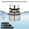 Pop-Up Drain Plug with Screen | Bathtub Plugs | Shower