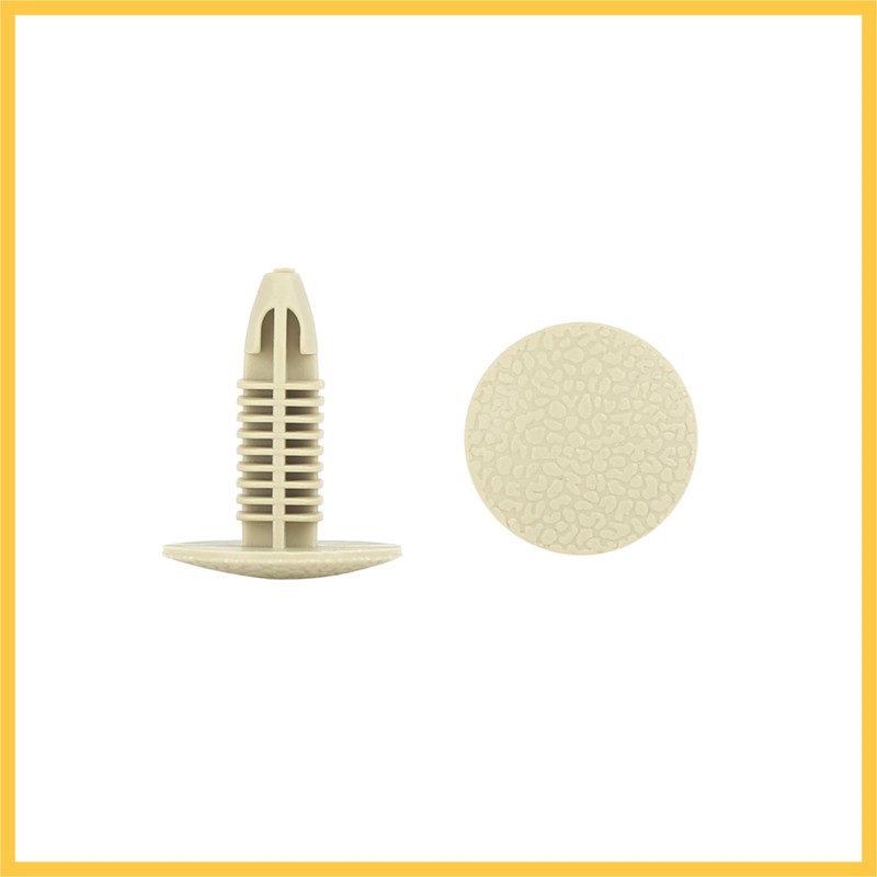 REPAIROCK 40pcs 6mm Hole Dia Plastic Bolt Rivets Fastener Trim
