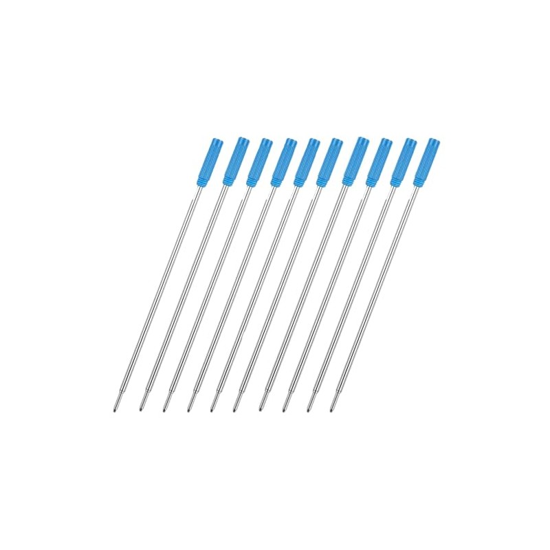 MengRan 4.5'' Ballpoint Ink Pen Refills for Twist Pens,1mm Medium