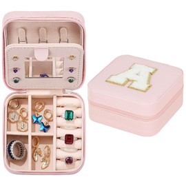 YEJAHY Jewellery Box Girls, Jewellery Box Small Travel for Women Girls, Jewellery Organiser Box, Chain Organiser, Jewellery Organiser Travel for Girls (A)