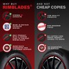 Rimsavers Black Alloy Wheel Protectors | FOR FLAT EDGED Wheels