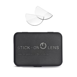 OKH Stick-on Bifocal Lenses, Convert Sunglasses, Goggles, or Glasses into Magnified Readers, Reusable, No Water Needed（1FU-2.0