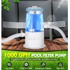 KimFilter Glowing 1000 GPH Above Ground Pool Filter Pump with