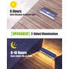 DetarZinLED Solar Step Lights for Outside 4 Pack, 12 LEDs