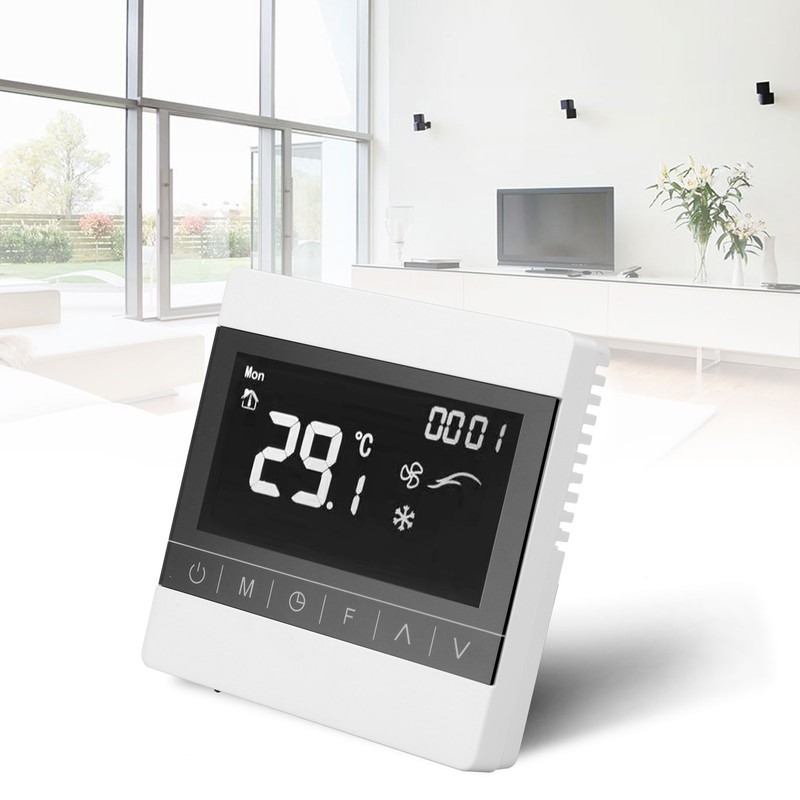 AC220V Underfloor Heating Thermostat Programmable Intelligent Heating Temperature Controller