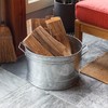 Achla Designs C-50 Galvanized Steel round tub, Standard