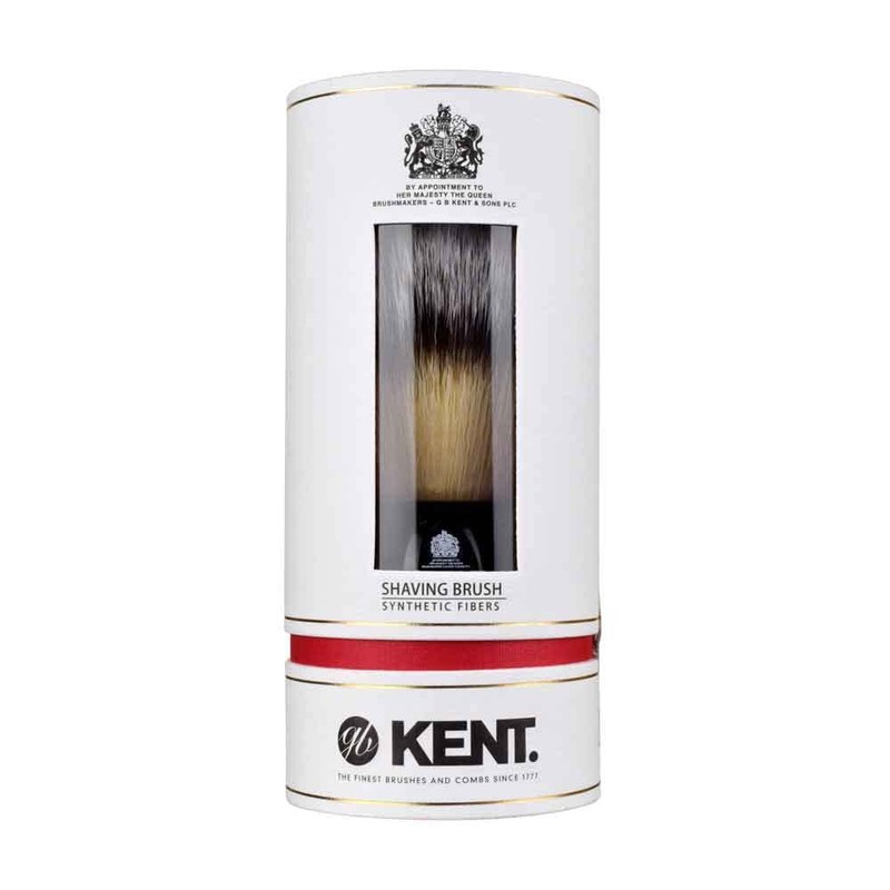 Kent Brushes Extra Large Synthetic Black Shaving Brush - BLK12S