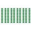 50Pcs Greenhouse Clamp PE Plastic 2 Head Plant Film Clamp