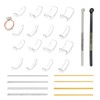 Pack of 24 Ring Reducers Invisible Ring Size Adjuster Rings
