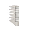 Minkissy Dual-sided Alloy Beard Comb and Grooming Brush Anti-static Pocket