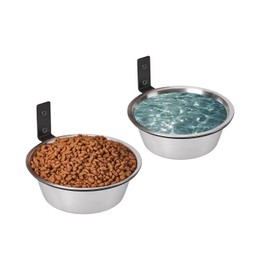 FOYO Elevated Dog Bowls, Raised Dog Food and Water Bowls,Wall Mounted Pet Comfort Feeding Bowls for Small Dogs and Cats