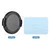 PATIKIL 2pcs Camera Lens Cap Side Pinch Front Lens Cover