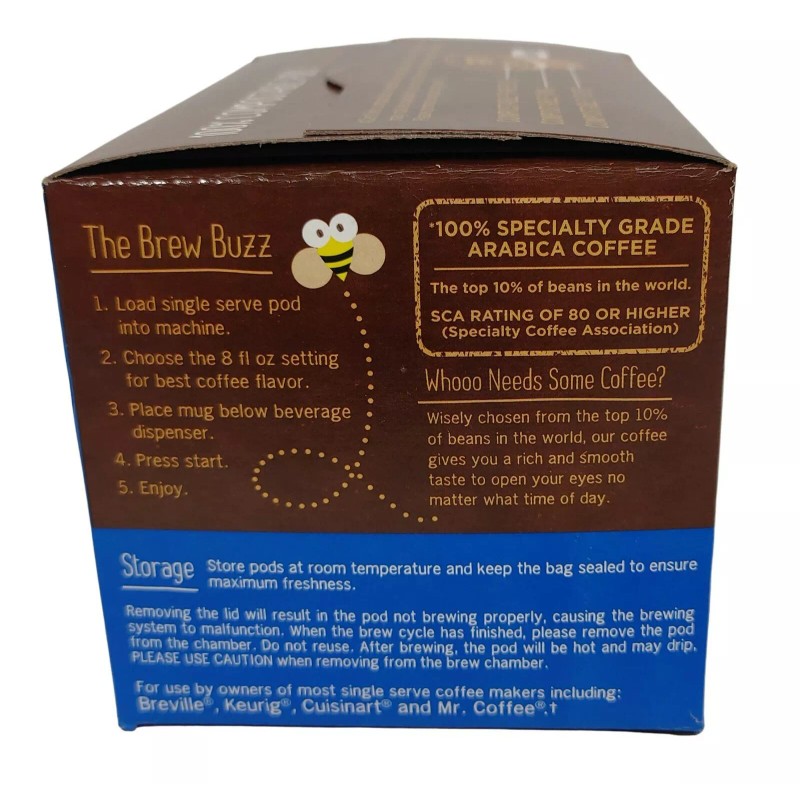 Wide Awake Coffee Pods 10-Pk French Vanilla Light Roast, K