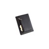 ID Card Holder, Black + note and coin compartment, Elegant
