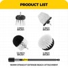 Holikme 5Pack Drill Brush Attachment Set-Car Interior Detailing Kit，Power Scrubber