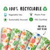 CENTRAL 23 Tropical Wrapping Paper - 6 Sheets Of Floral