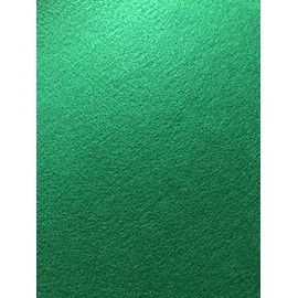 SuperFelt with Adhesive Backing - 12" WIDE x 10' FOOT ROLL 1/16" THICK SELF ADHESIVE PROTECTIVE FELT - No Scratch - Premium Acrylic - Peel-N-Stick - Available in Multiple Colors (GREEN)