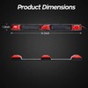 HHCSOP Red LED Marker Bar 3 Lights 9 LED Trailer