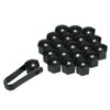 20pcs Universal 21mm Wheel Nut Covers Plating Lug Nut Caps