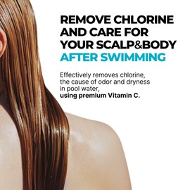 SWIM SALON Chlorine Removing Shampoo & Body Wash Set for Swimmers | Vitamin C | Clarifying, Hydrating, Refreshing | Free of Sulfates, Silicones, Parabens (10.58 oz each)