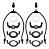 bociloy 2 Sets 8 Inch Lamp Shade Harp Holder Kit,