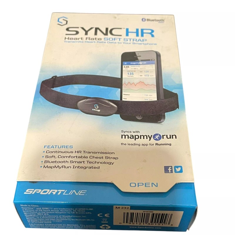 Sportline SYNC HR Bluetooth Heart Rate Monitor Soft Strap