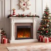 1500W Electric Fireplace Insert 18/23/26 Inch with Remote Control Home