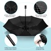 TechRise Umbrella, Compact Strong Windproof Automatic Umbrellas, Folding Lightweight, Portable