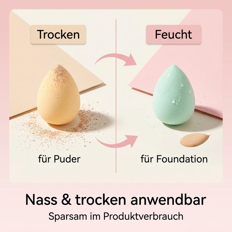 Make Up Sponge Set: 40 Pieces Beauty Blender Mini with