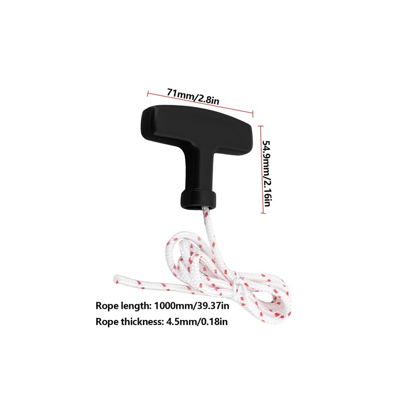 Briny River 2PCS Garage Door Emergency Release Pull Cord with