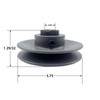 CMFG Variable Pitch sheave 1VL40-58 V-Belt Sheaves 3.75"OD, 5/8"Bore,Single Groove,Cast