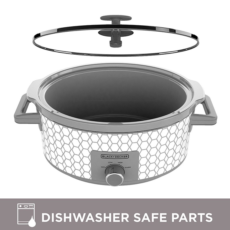 BLACK+DECKER 7 Quart Dial Control Slow Cooker