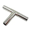 1/4" Stainless Steel Tee Barb 3 Way Co2 Splitter T