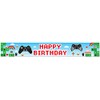 Oaktree 625709 9ft Banner Blox Game Birthday Holographic