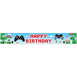 Oaktree 625709 9ft Banner Blox Game Birthday Holographic