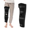 Knee Immobilizer One Piece Lightweight Steel Plate Supports Adjustable Comfortable